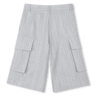 Shorts lunghi a righe DKNY 
                    BAMBINA