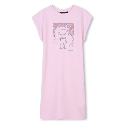 Vestito a maniche corte KARL LAGERFELD KIDS BAMBINA