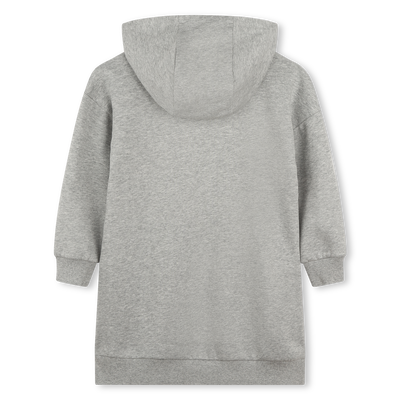 Hooded Fleece Dress KENZO KIDS BAMBINA