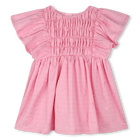 Abito ricamato in raso KENZO KIDS 
                    BAMBINA