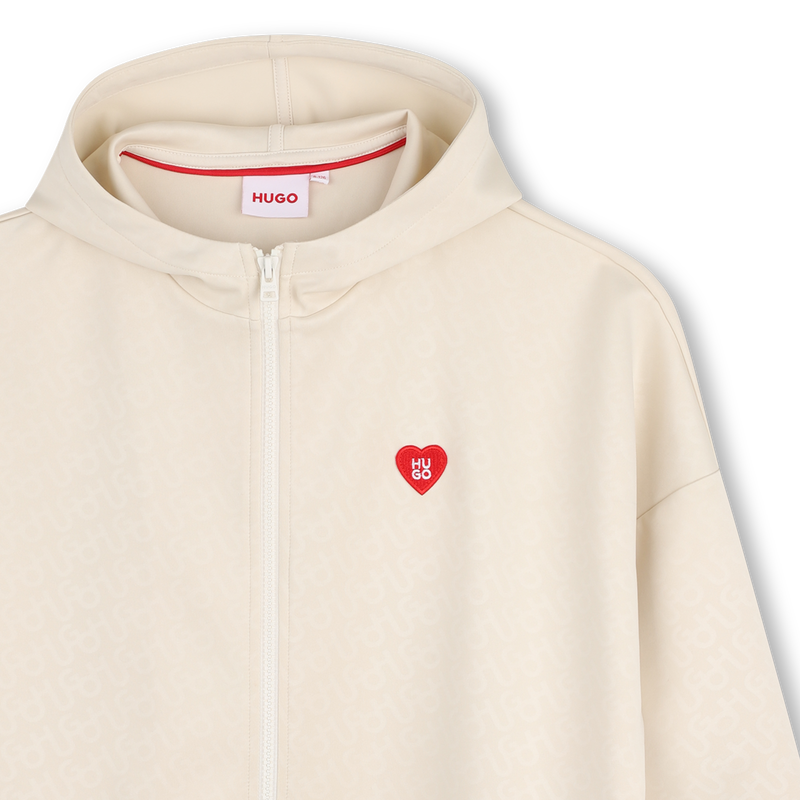 Cardigan con cappuccio HUGO 
                        BAMBINA
