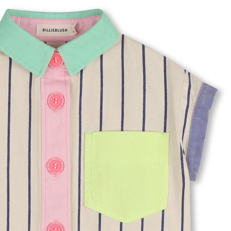 CAMICIA A RIGHE A MANICHE CORTE BILLIEBLUSH 
                        BAMBINA