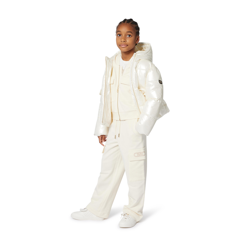 Piumino con cappuccio MICHAEL KORS 
                        BAMBINA