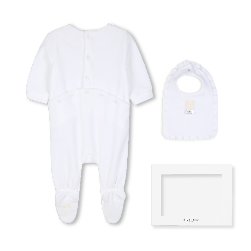 Completo pigiama e bavaglino GIVENCHY 
                        BAMBINA