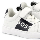 Sneakers pelle, velcro e lacci BOSS 
                    RAGAZZO