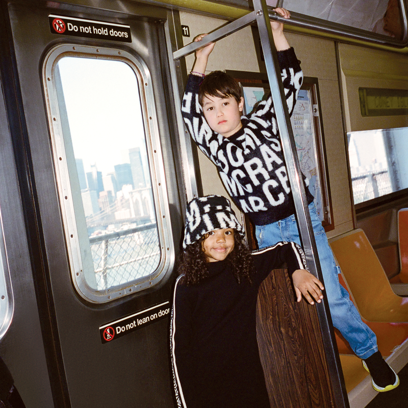 Vestito maglione lana e cotone MARC JACOBS 
                        BAMBINA