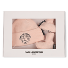 Completo berretto e scarpine KARL LAGERFELD KIDS 
                    BAMBINA