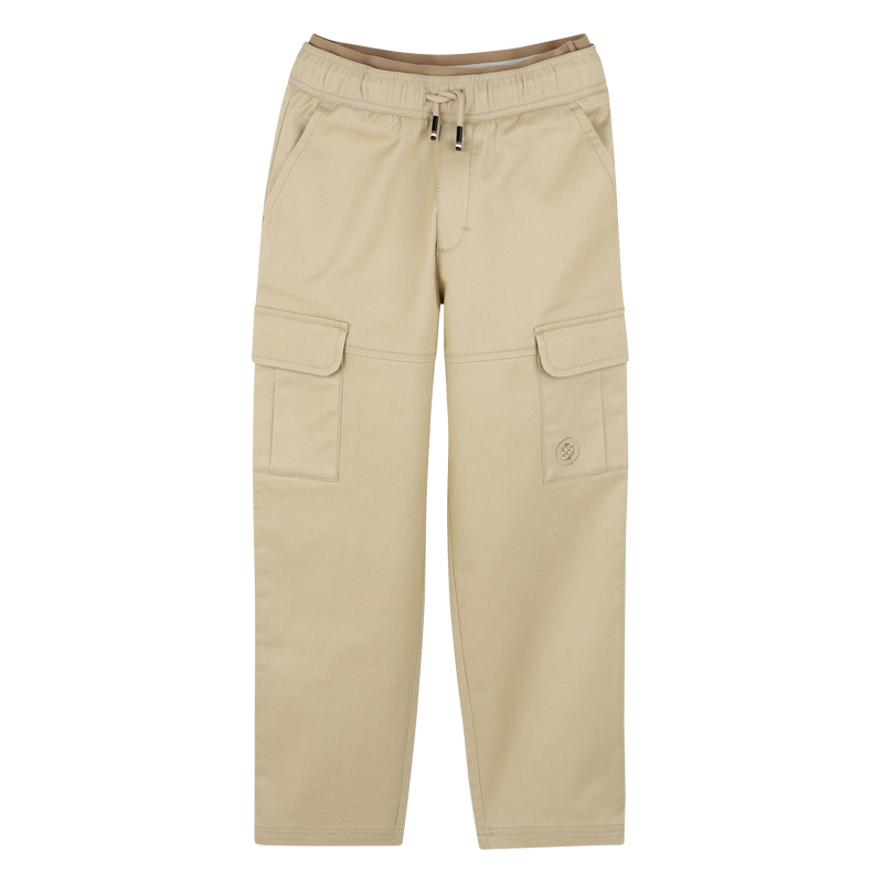 Pantaloni con tasche in twill BOSS 
                        RAGAZZO
