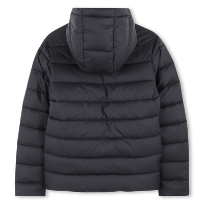 PIUMINO SOTTILE CON CAPPUCCIO BOSS RAGAZZO