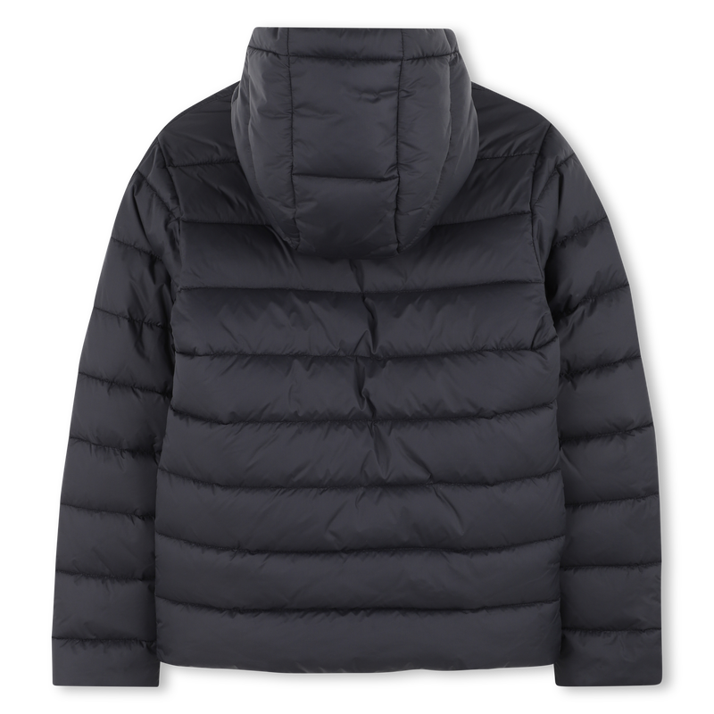 PIUMINO SOTTILE CON CAPPUCCIO BOSS 
                        RAGAZZO