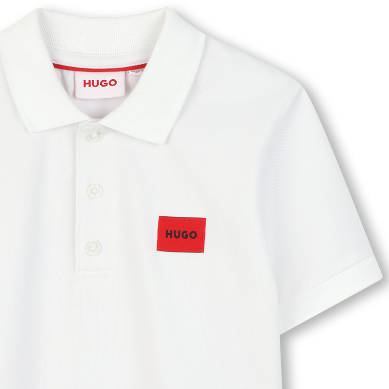 POLO A MANICHE CORTE HUGO 
                        RAGAZZO