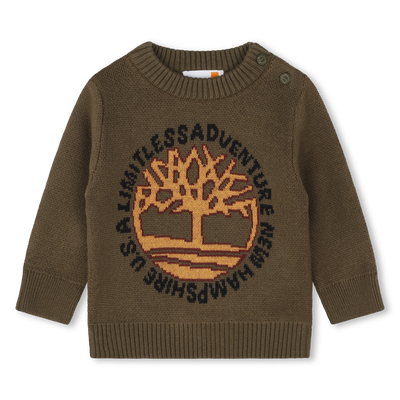 Pullover logato cotone e lana TIMBERLAND RAGAZZO