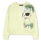 Maxi felpa stampata KARL LAGERFELD KIDS 
                    BAMBINA