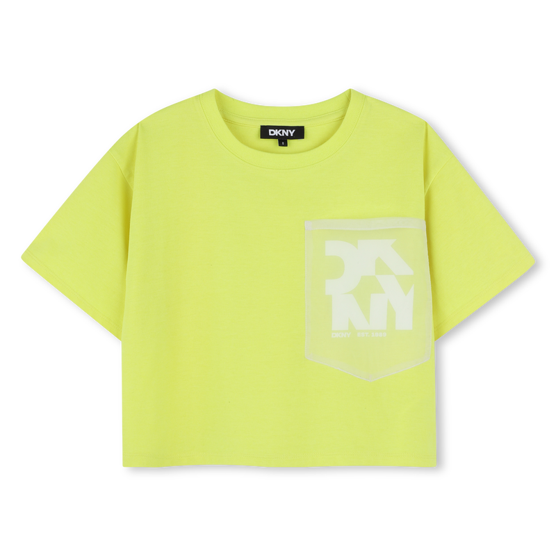 T-shirt ampia maniche corte DKNY 
                        BAMBINA
