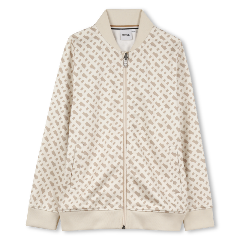 Felpa con stampa monogramma BOSS 
                        RAGAZZO