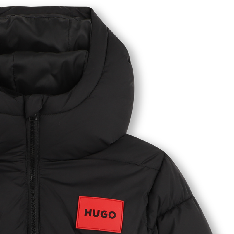 Giacca a vento con cappuccio HUGO 
                        RAGAZZO