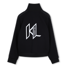Felpa con cappuccio e zip KARL LAGERFELD KIDS 
                    RAGAZZO