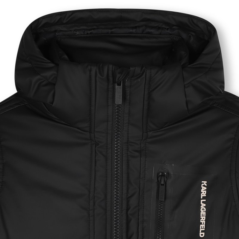 Parka con cappuccio KARL LAGERFELD KIDS 
                        RAGAZZO