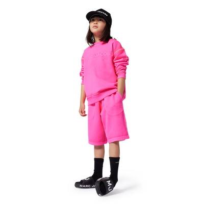 Bermuda felpati con ricamo MARC JACOBS UNISEX