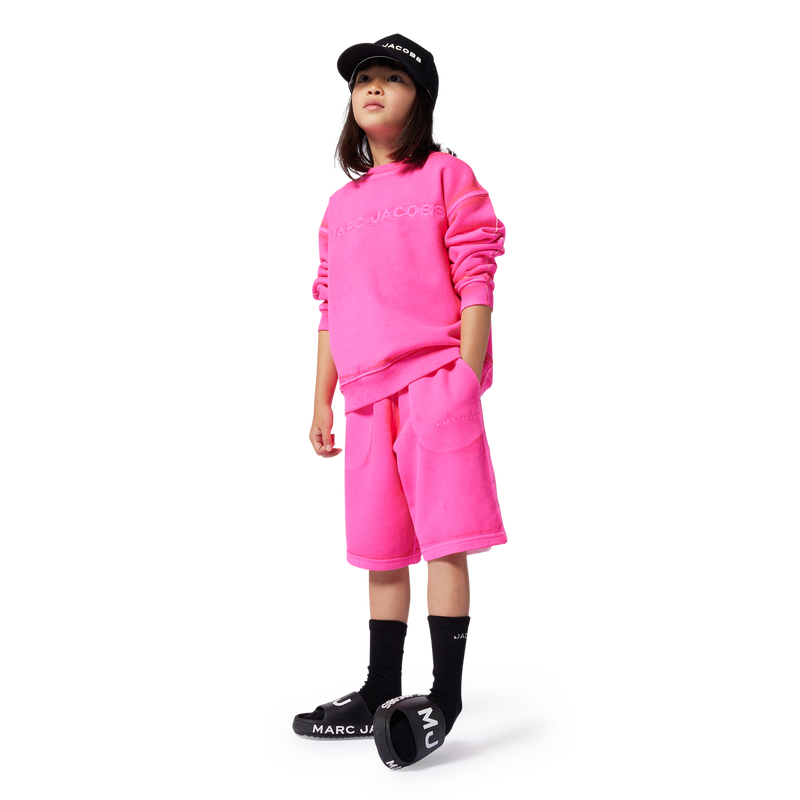 Bermuda felpati con ricamo MARC JACOBS 
                        UNISEX