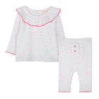 T-shirt con volant e legging BILLIEBLUSH 
                    BAMBINA