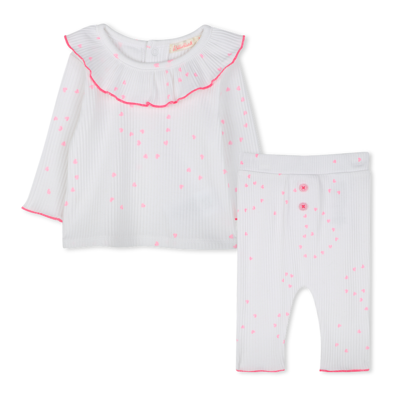 T-shirt con volant e legging BILLIEBLUSH 
                        BAMBINA