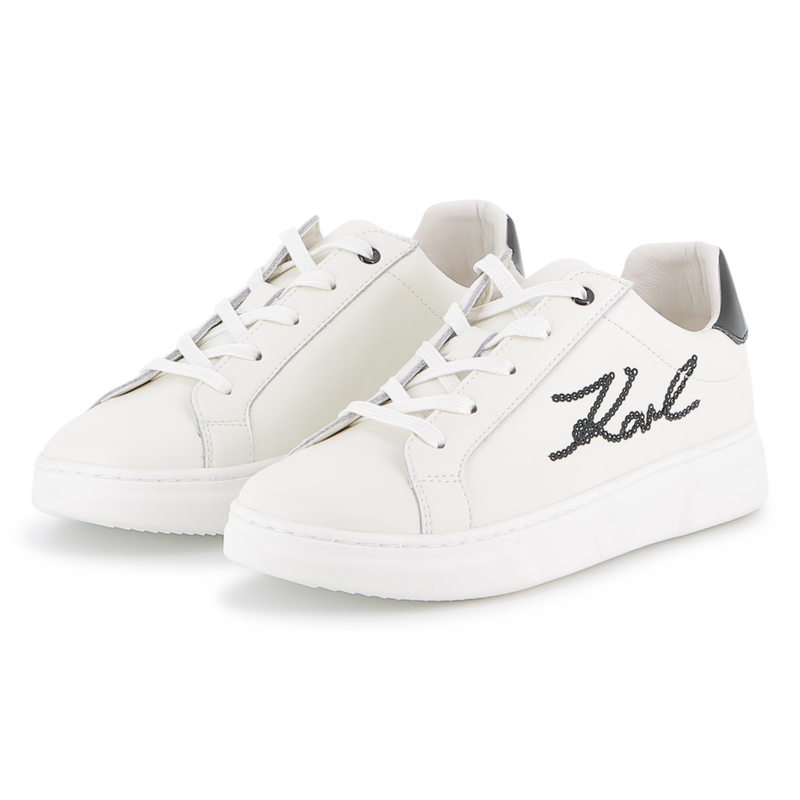 Sneakers basse stringate KARL LAGERFELD KIDS 
                        BAMBINA