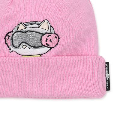 Cappello di lana KARL LAGERFELD KIDS BAMBINA
