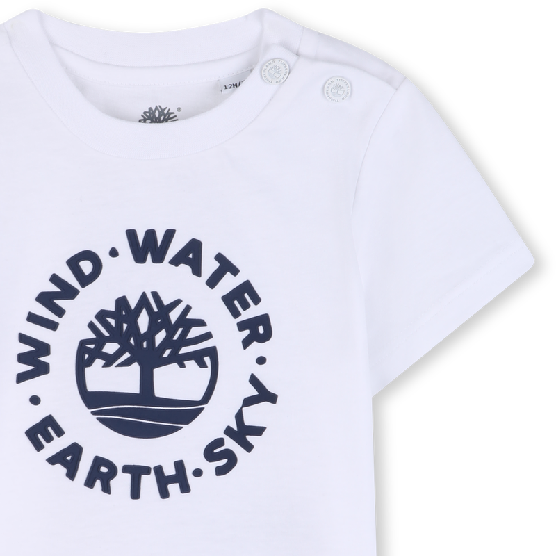 T-SHIRT A MANICHE CORTE TIMBERLAND 
                        RAGAZZO