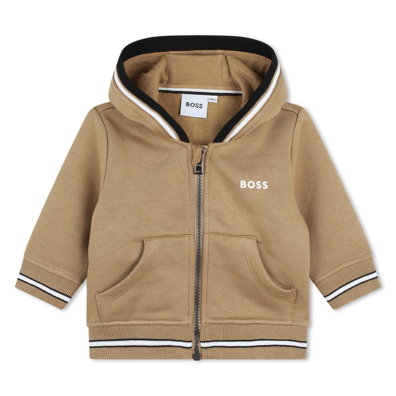 Cardigan con cappuccio felpato BOSS 
                        RAGAZZO