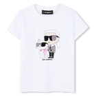 T-shirt manica corta KARL LAGERFELD KIDS 
                    BAMBINA