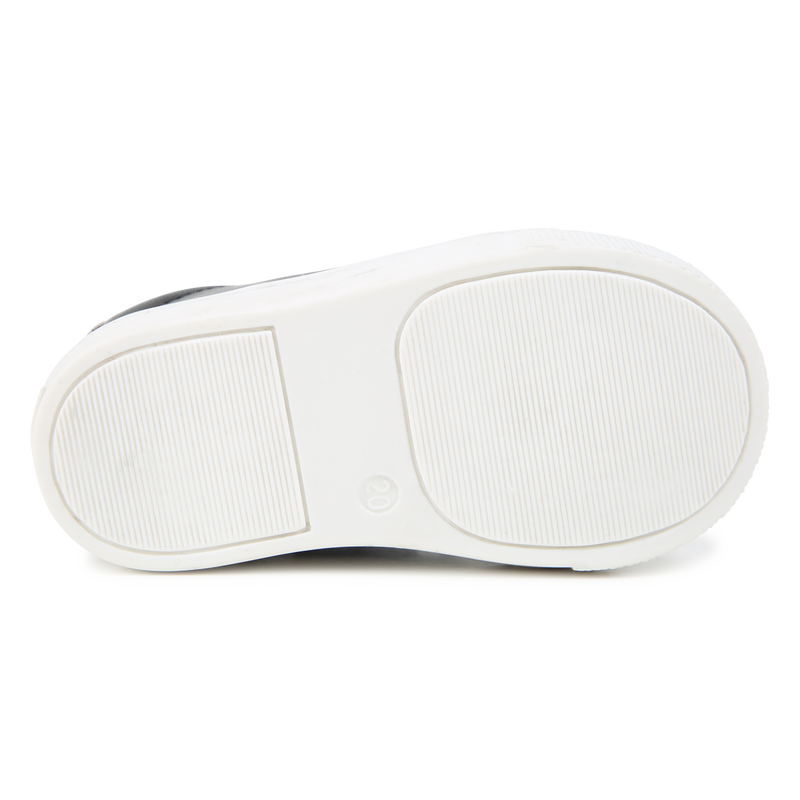 Sneakers con velcro in pelle BOSS 
                        RAGAZZO