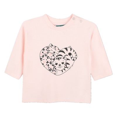 Maglietta a maniche lunghe KENZO KIDS BAMBINA