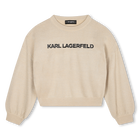 Maglione lavorato a maglia KARL LAGERFELD KIDS 
                    BAMBINA