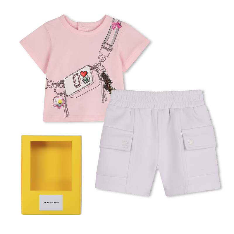 SET T-SHIRT E PANTALONCINI MARC JACOBS 
                        UNISEX