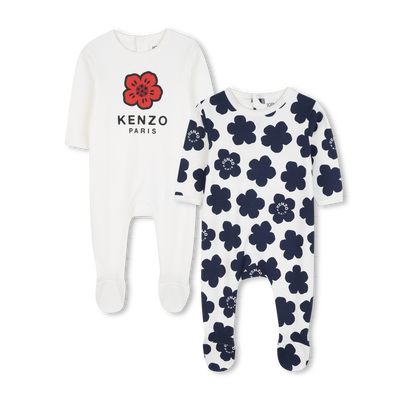 Set di due pigiami in cotone KENZO KIDS UNISEX