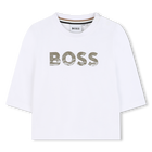 T-shirt a maniche lunghe, BIANCO, hi-res