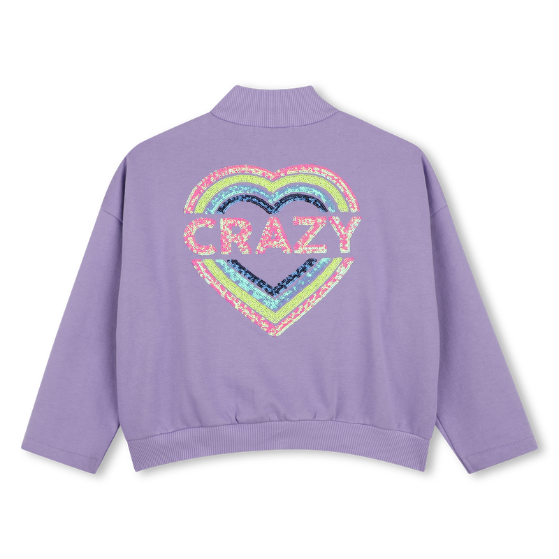 Cardigan in pile BILLIEBLUSH 
                        BAMBINA
