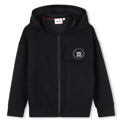 Cardigan con cappuccio HUGO BAMBINA