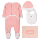 Set pigiama, bavaglino e cappello KENZO KIDS 
                    BAMBINA