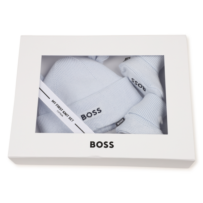 Completo berretto e scarpine BOSS 
                        RAGAZZO