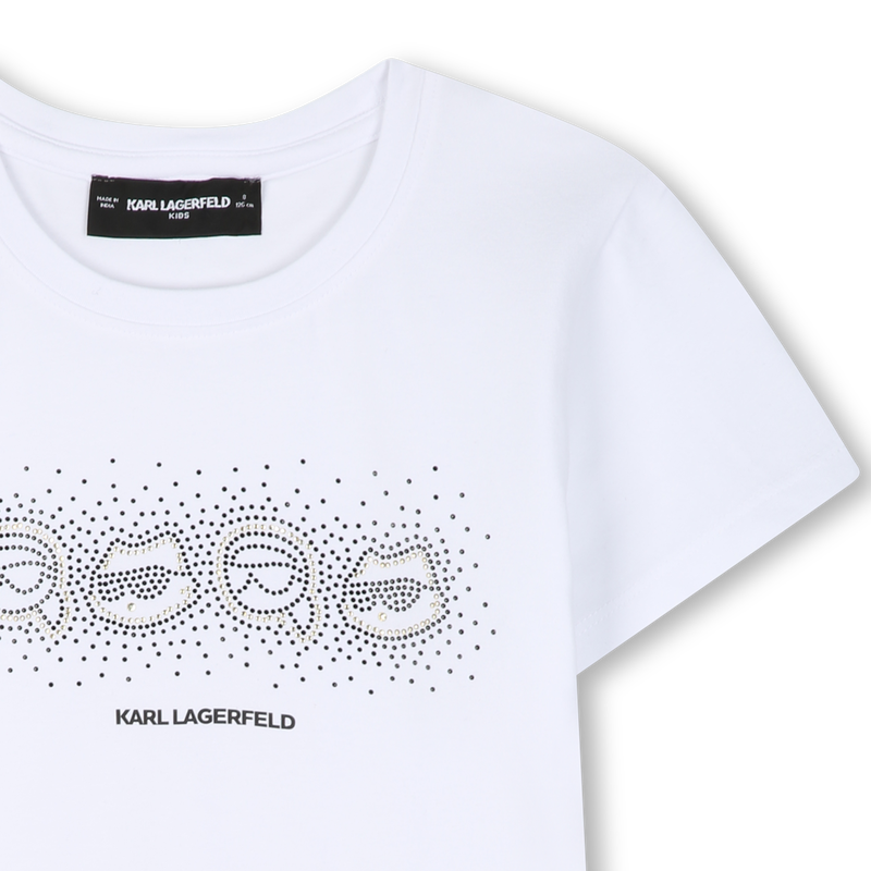 T-shirt a maniche corte KARL LAGERFELD KIDS 
                        BAMBINA