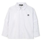 Camicia in popeline di cotone DKNY 
                    BAMBINA