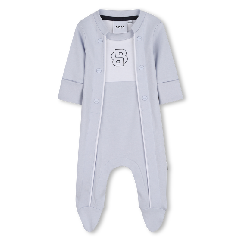 PIGIAMA CON CHIUSURA A SCATTO BOSS 
                        RAGAZZO