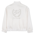 Felpa con cappuccio e zip KARL LAGERFELD KIDS 
                    BAMBINA
