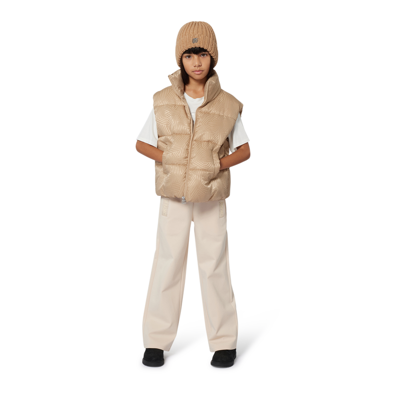 Piumino smanicato idrorepellente DKNY 
                        BAMBINA