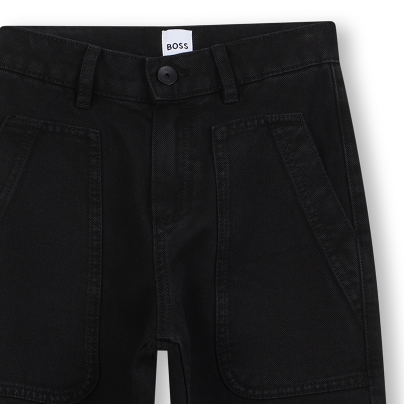 Pantaloni in twill BOSS 
                        RAGAZZO