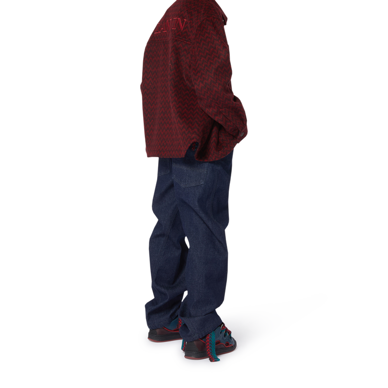 Camicia giacca pile stampato LANVIN 
                        RAGAZZO