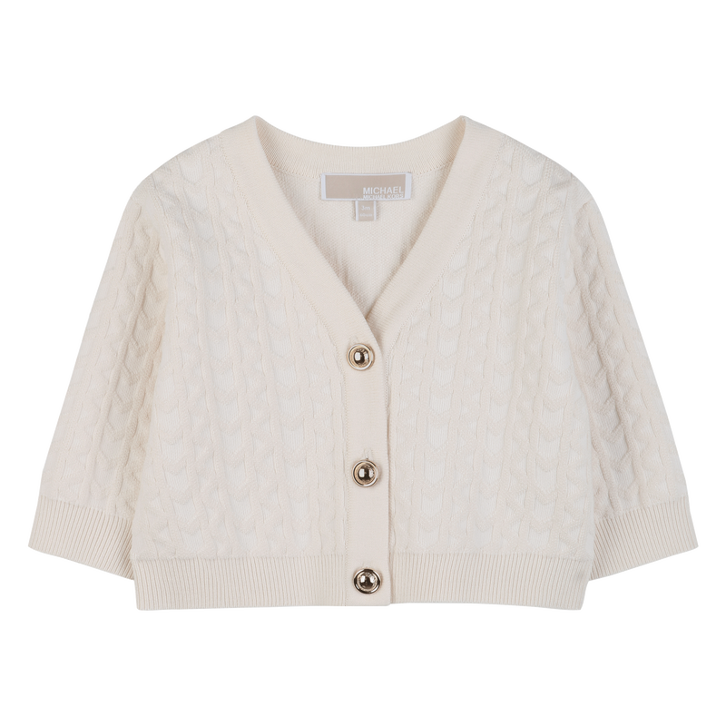 CARDIGAN CON BOTTONI MICHAEL KORS 
                        BAMBINA