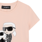 T-shirt a maniche corte KARL LAGERFELD KIDS 
                    BAMBINA